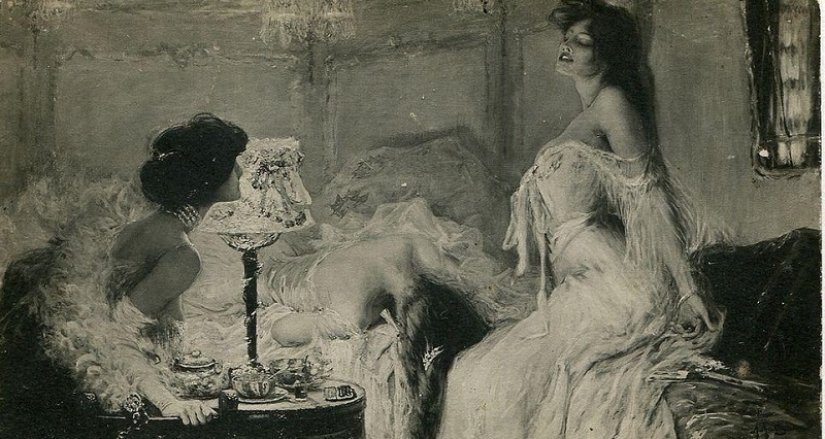 The author's collection of the strangest postcards from the past