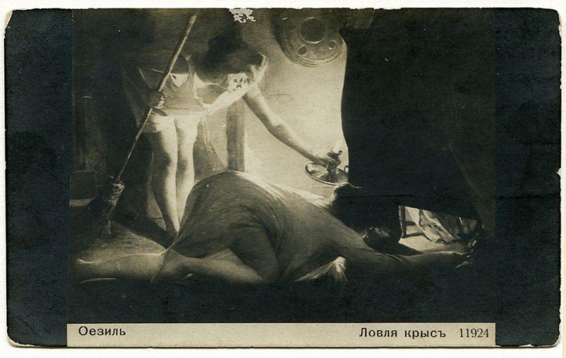 The author's collection of the strangest postcards from the past