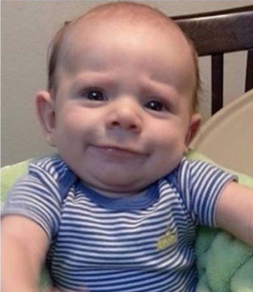 The babies look like little old men