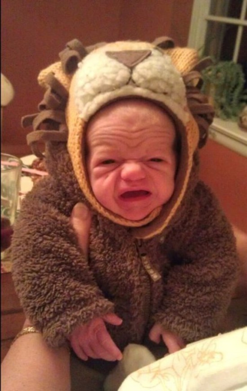 The babies look like little old men