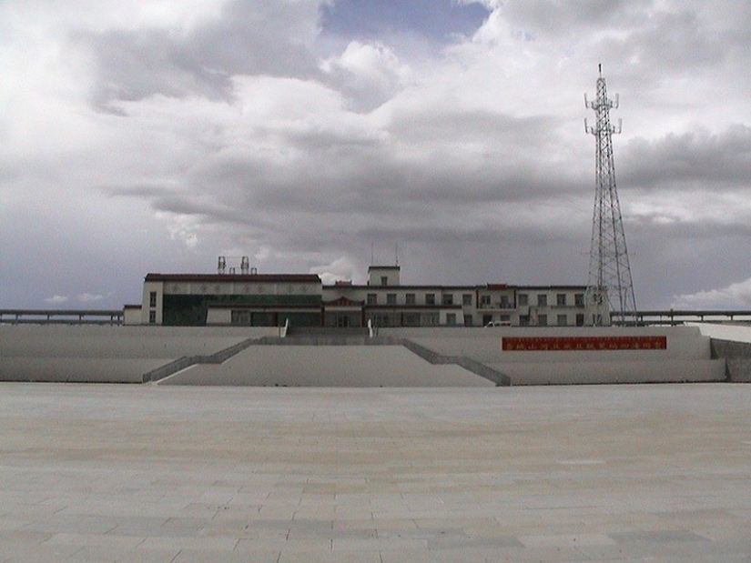 The Chinese built a railroad to Tibet