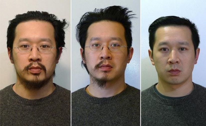 The difference is obvious: converts 20 men before and after they got a haircut and shaved