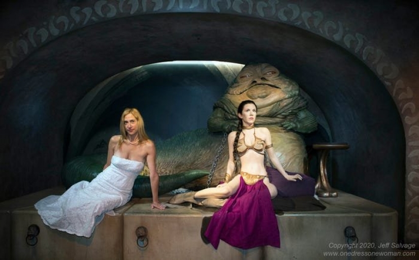The eternal bride: the man 12 years photographing wife in wedding dress around the world