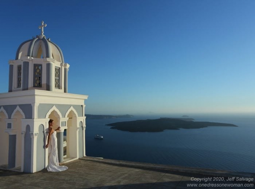 The eternal bride: the man 12 years photographing wife in wedding dress around the world