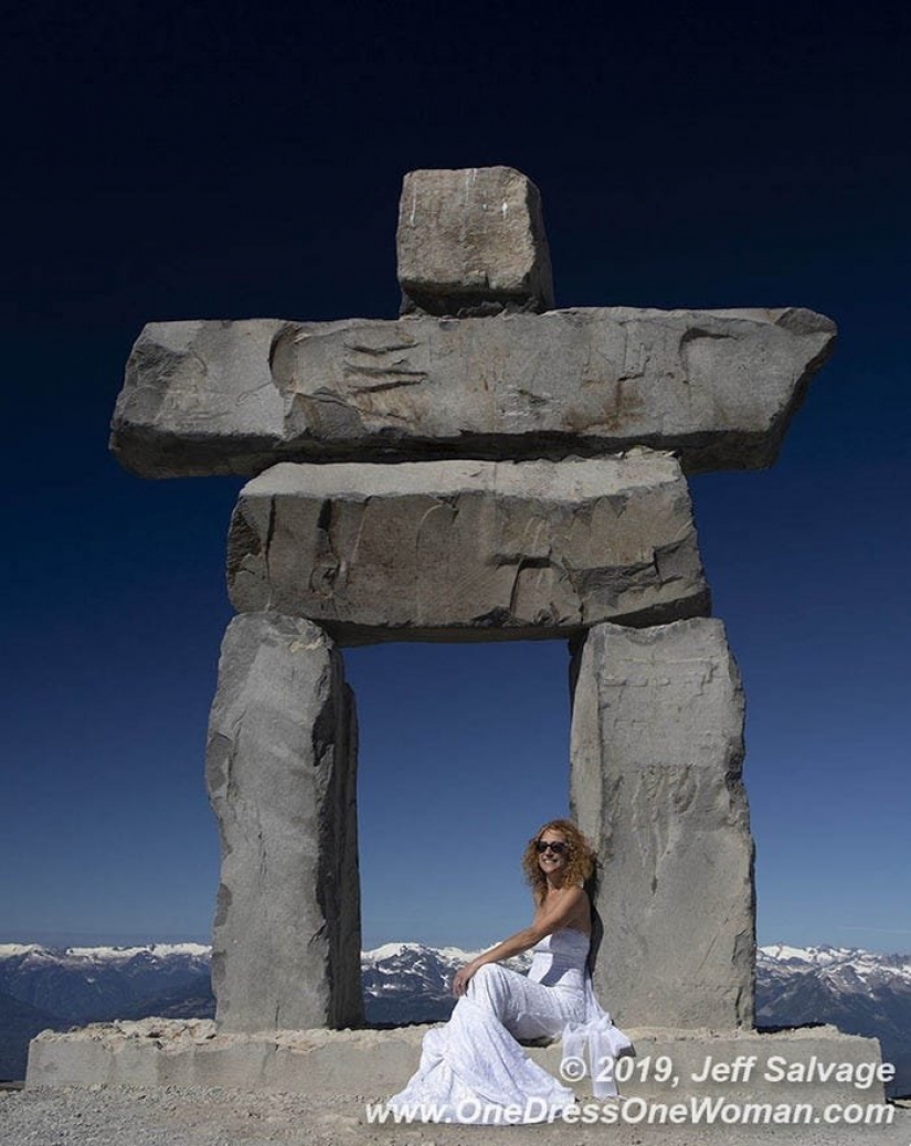 The eternal bride: the man 12 years photographing wife in wedding dress around the world