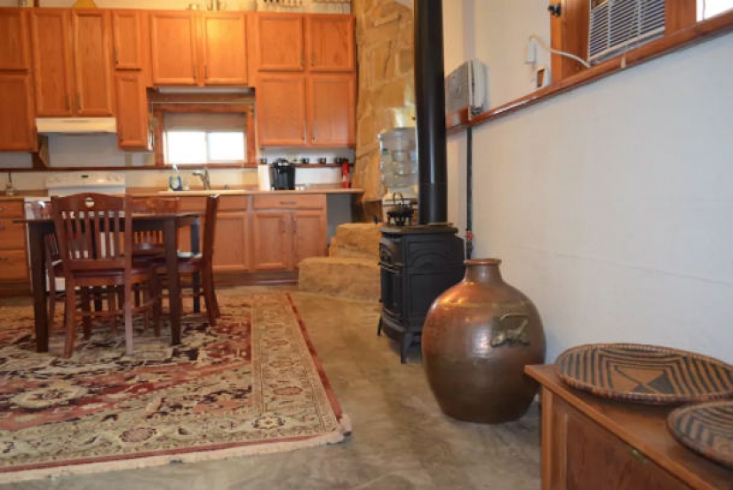 The former underground missile base turned into a luxury house and rent out on Airbnb