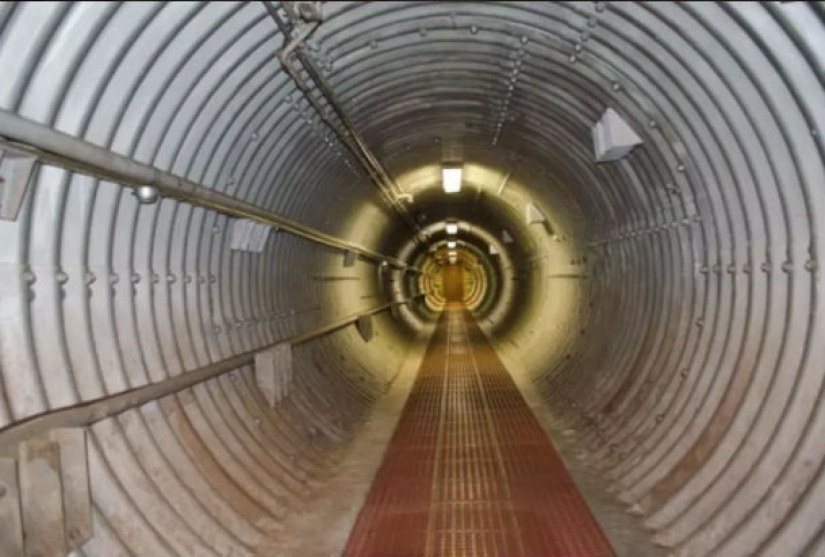 The former underground missile base turned into a luxury house and rent out on Airbnb