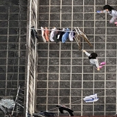 The Frenchman was spying on the residents of Hong Kong on the roofs of skyscrapers