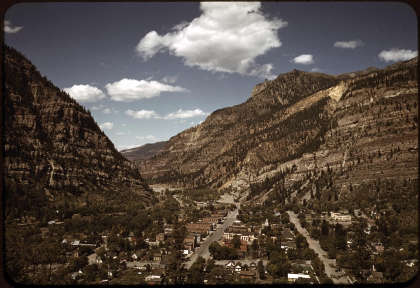 The great depression in the United States in color