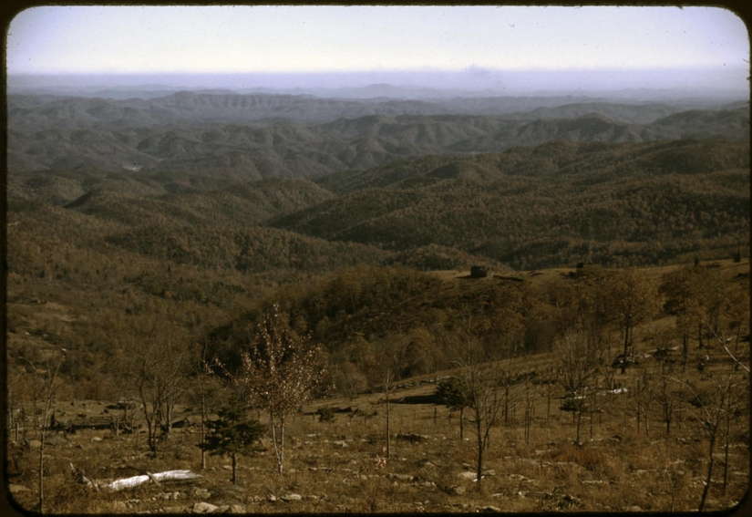 The great depression in the United States in color
