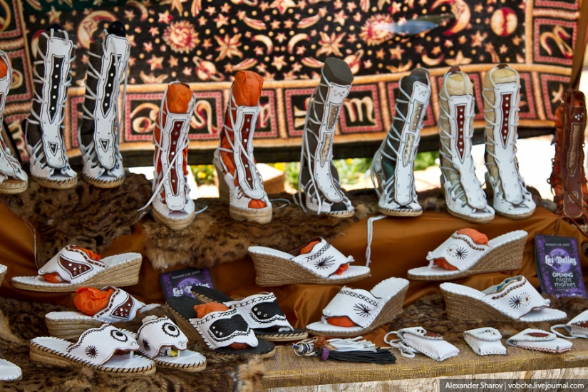 The hippy market in Ibiza