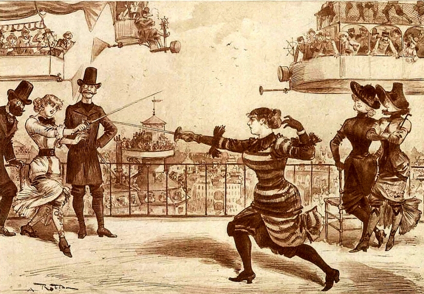 The history of women's duels The history of women's duels