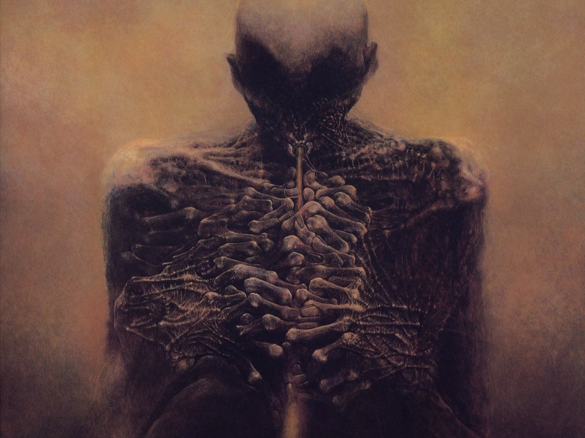 The horrific pictures of the Polish artist, who was killed by a deranged Teens