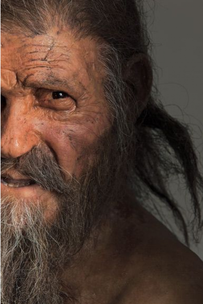 The "ice man", the oldest mummy found in Europe The "ice man", the oldest mummy found in Europe