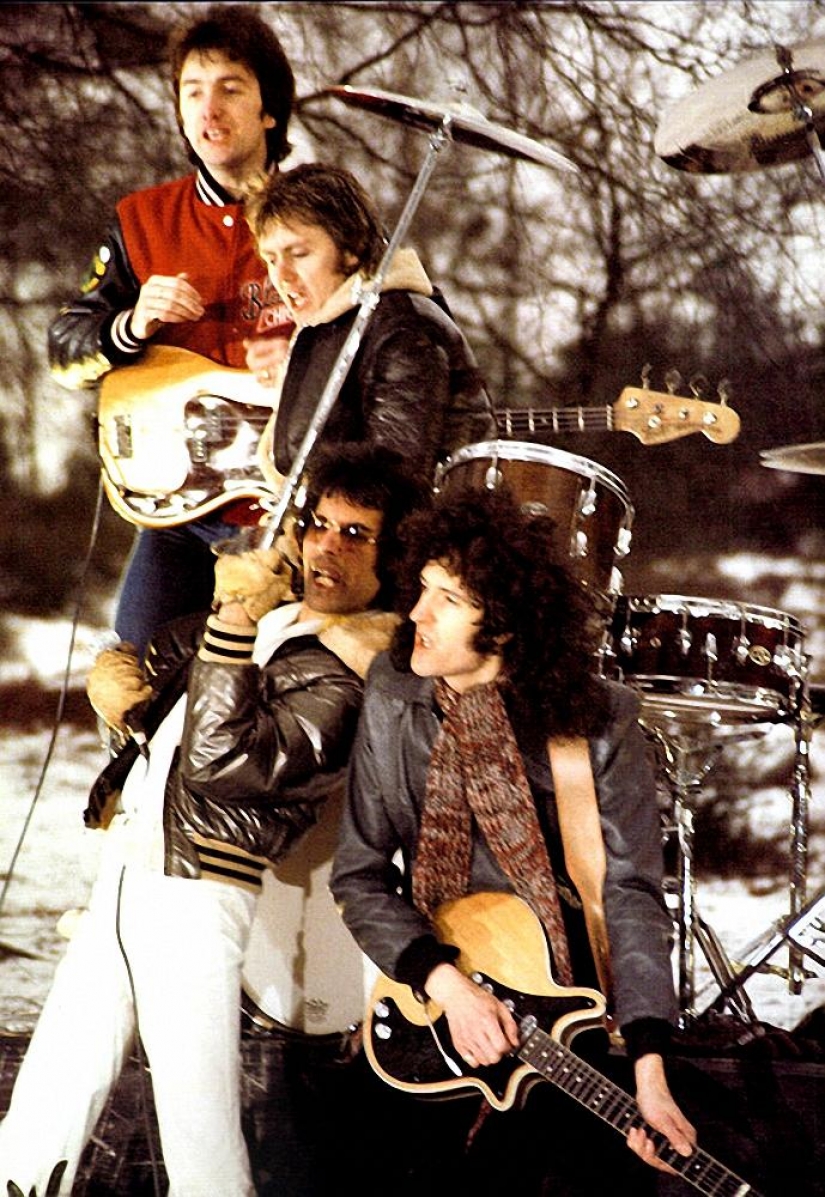 The iconic rock band Queen The iconic rock band Queen