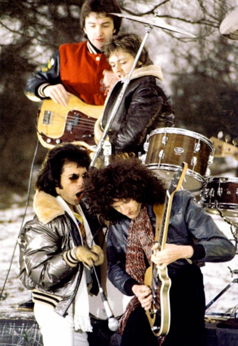 The iconic rock band Queen The iconic rock band Queen