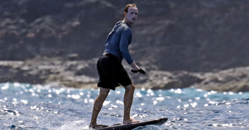 The Joker or the housewife? Network mock white face Mark Zuckerberg