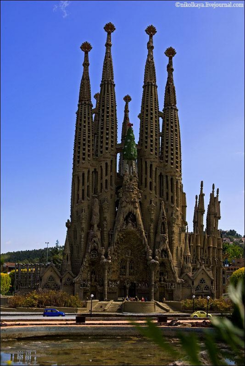 The miniature Park in Barcelona