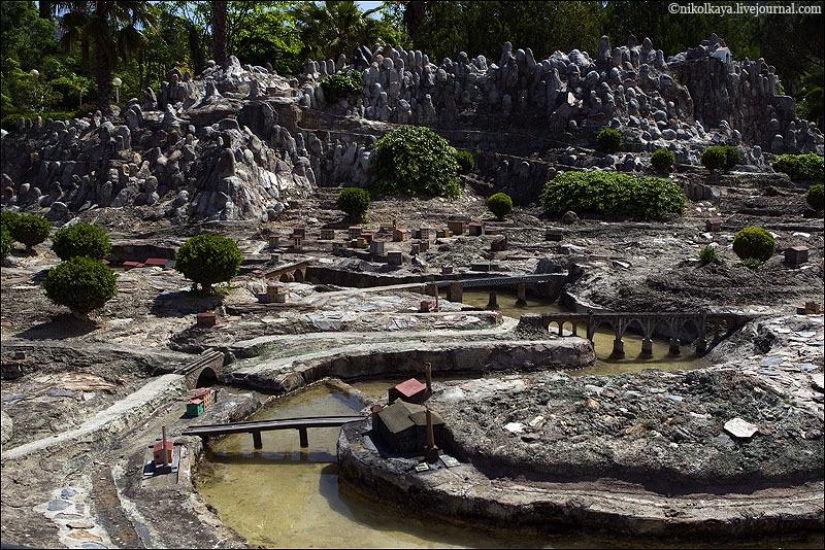 The miniature Park in Barcelona