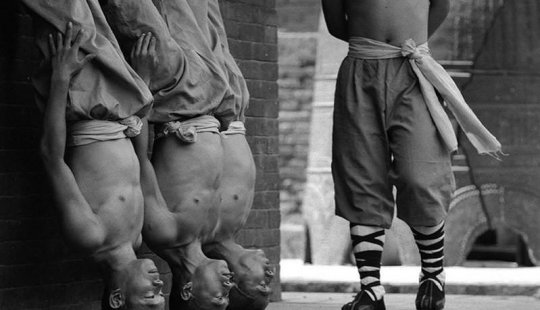 The monks of the Shaolin monastery