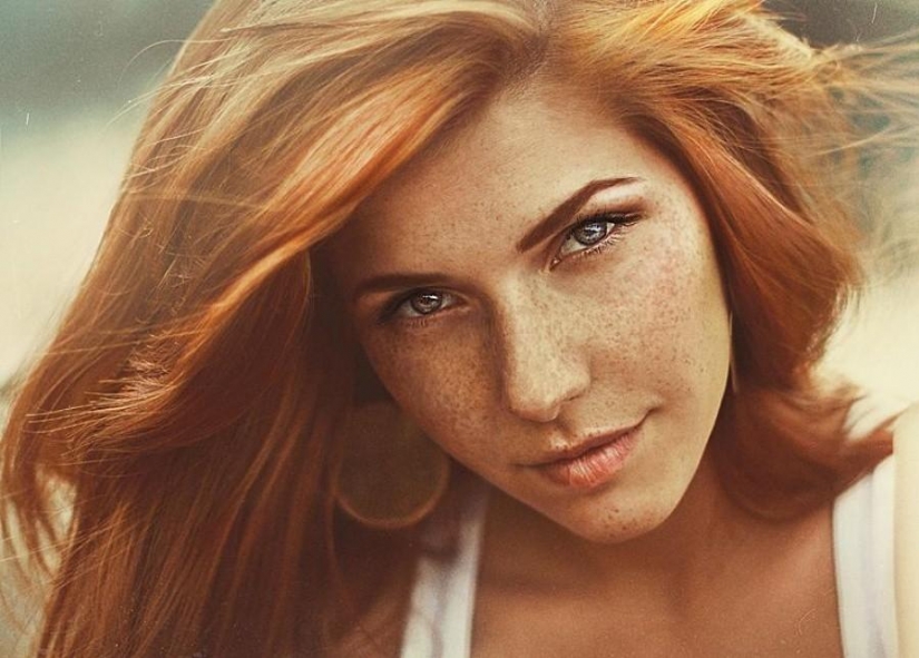 The most beautiful girls with freckles