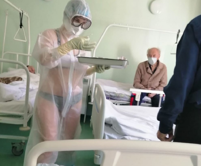 The nurse in the Tula region came to the sick in a swimsuit and was punished The nurse in the Tula region came to the sick in a swimsuit and was punished