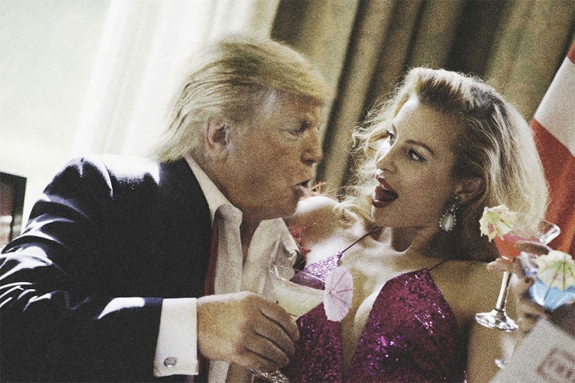 The pictures that Donald trump would burn The pictures that Donald trump would burn