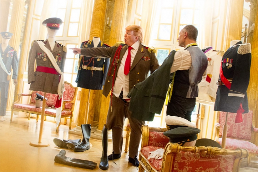 The pictures that Donald trump would burn The pictures that Donald trump would burn