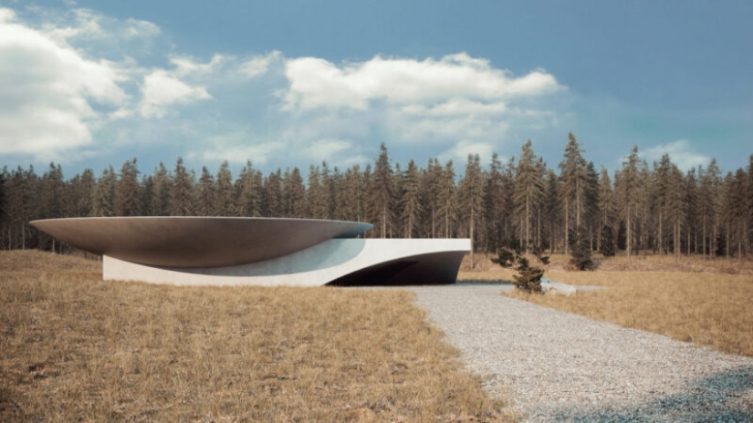 The project design of the hopper from the Studio Sergey Makhno Architects The project design of the hopper from the Studio Sergey Makhno Architects