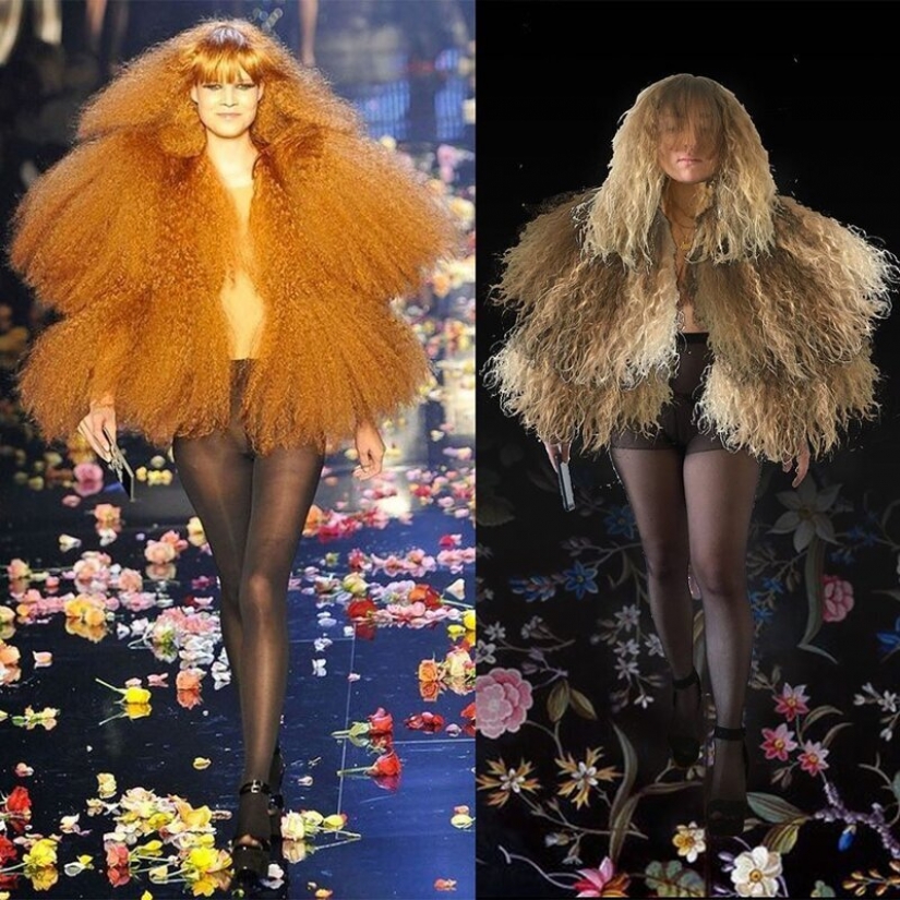 The quarantine style: fashion images from scrap materials The quarantine style: fashion images from scrap materials