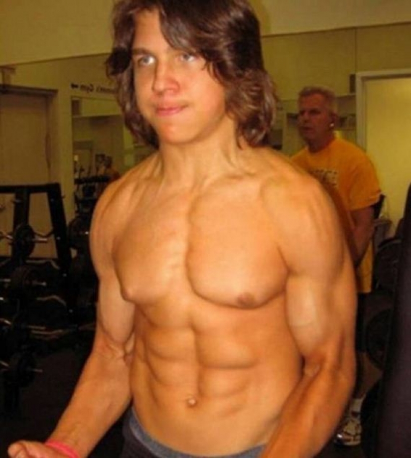 "The strongest kid in the world" grew, I stopped going to practice and has changed beyond recognition
