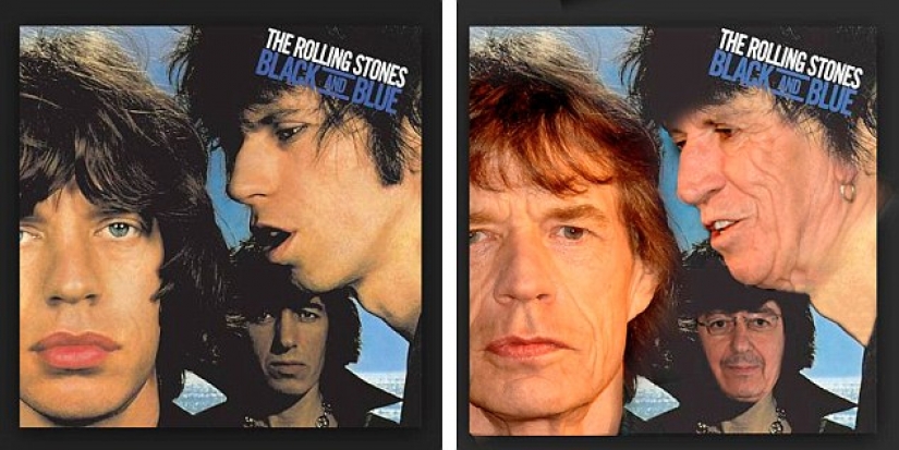 Then and now: what would the world famous musicians on the covers of old albums Then and now: what would the world famous musicians on the covers of old albums