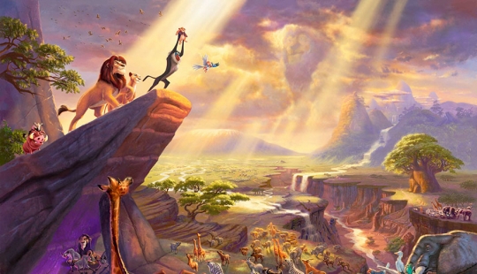 This artist paints pictures of disney cartoons in Disney