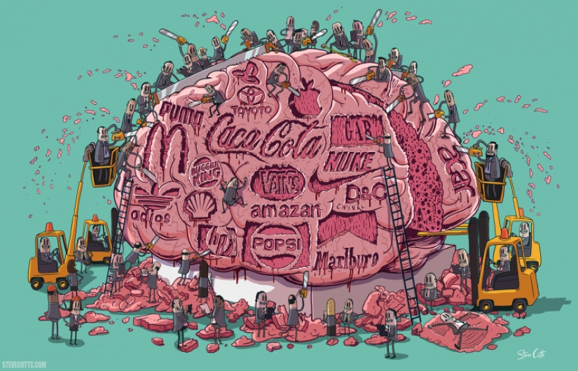 Todos los pecados de nuestro mundo en un satírico ilustrado por Steve Cutts