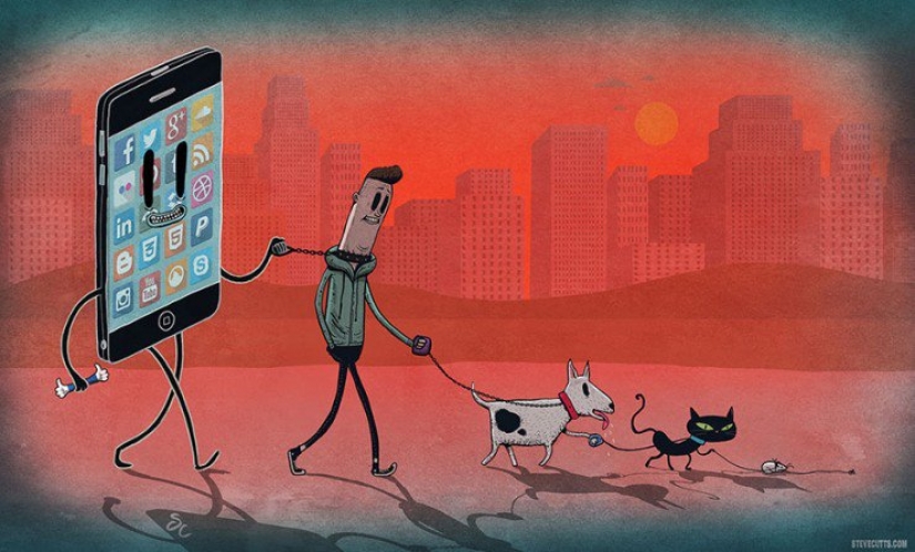 Todos los pecados de nuestro mundo en un satírico ilustrado por Steve Cutts