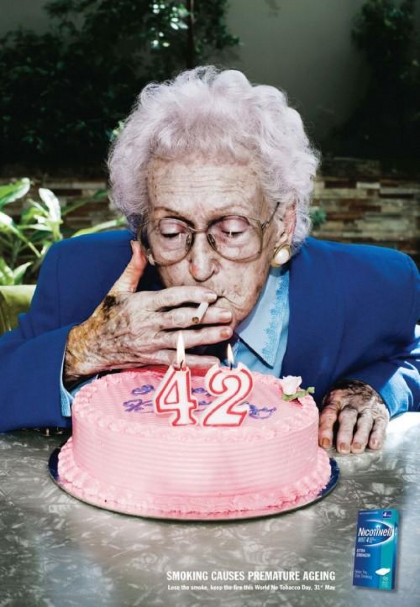 Top 30 posters about the dangers of Smoking