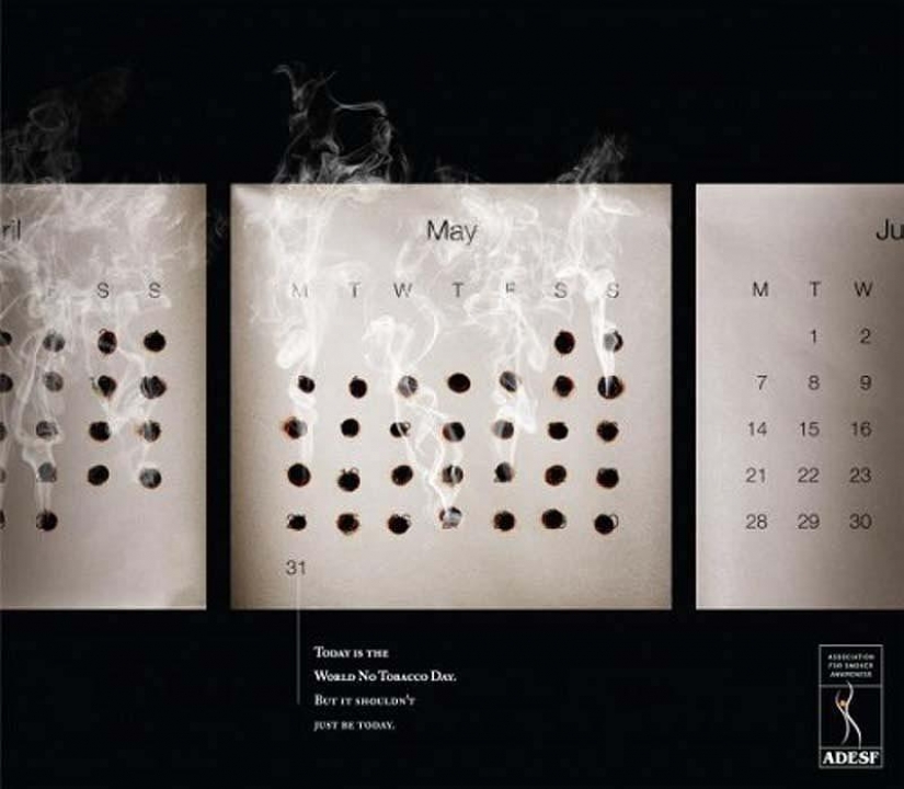 Top 30 posters about the dangers of Smoking