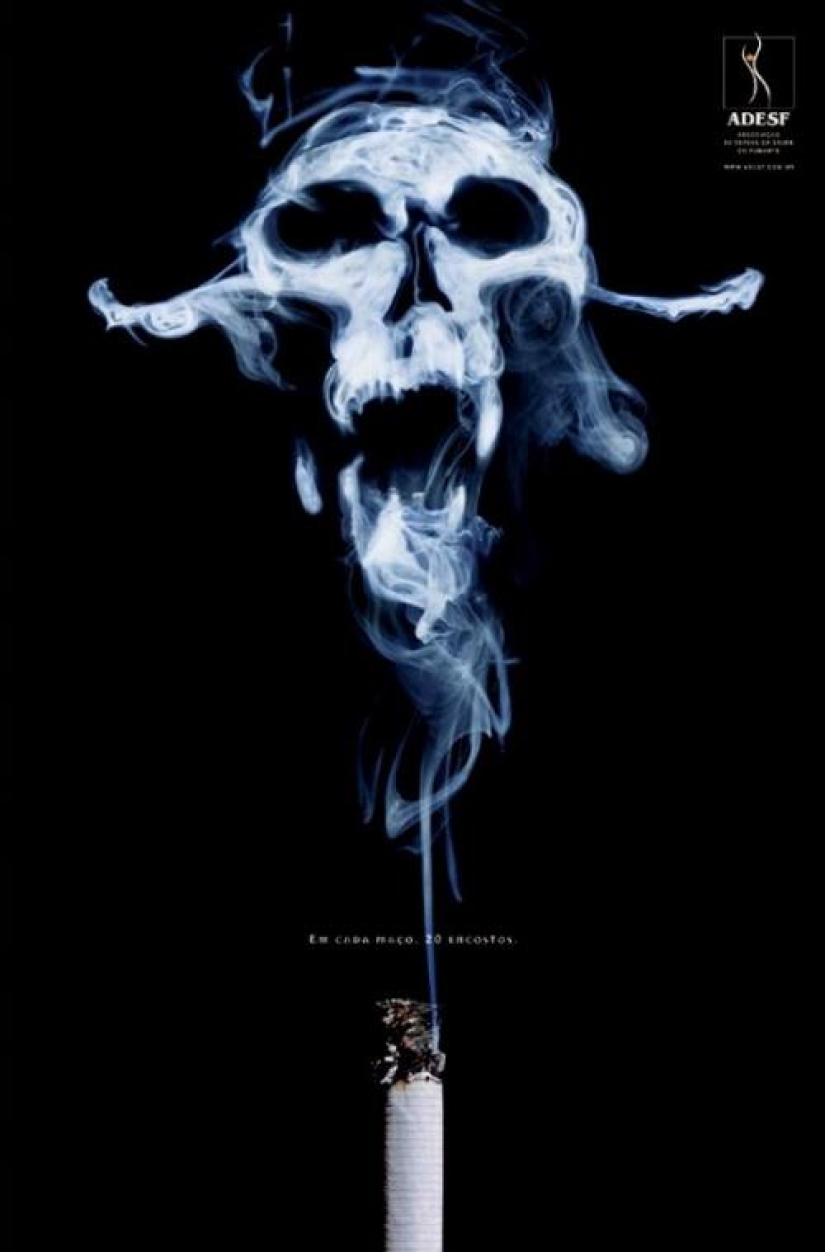 Top 30 posters about the dangers of Smoking