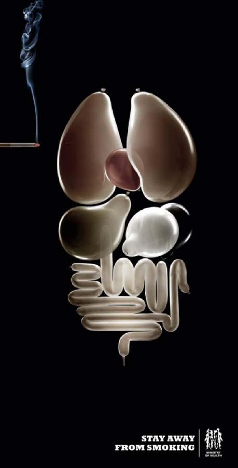 Top 30 posters about the dangers of Smoking