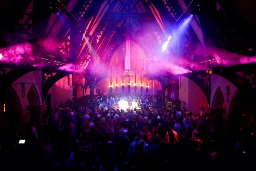 Total restructuring: 5 churches, changed its religious purpose