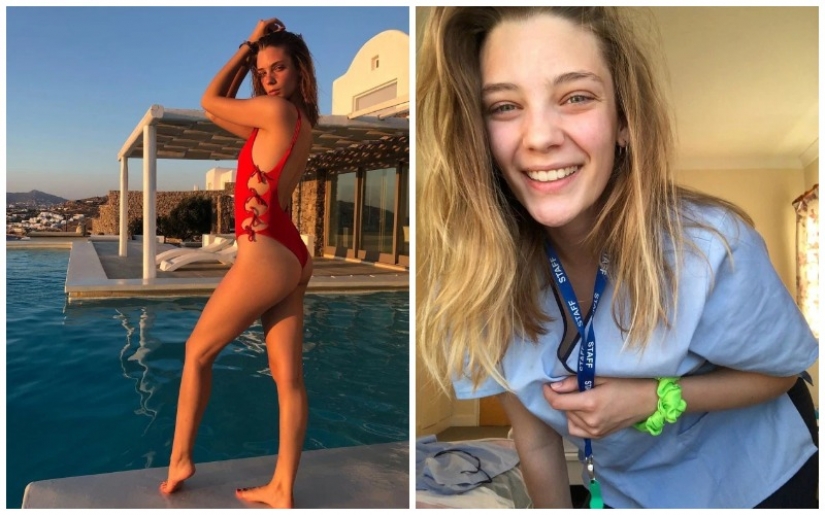 True beauty is a kind heart: the model left the podium and took a job as a nurse in a nursing home