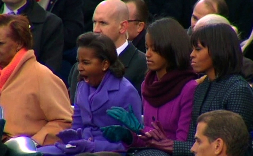 True to herself: Sasha Obama remained unconvinced, despite the high status of the President's daughter