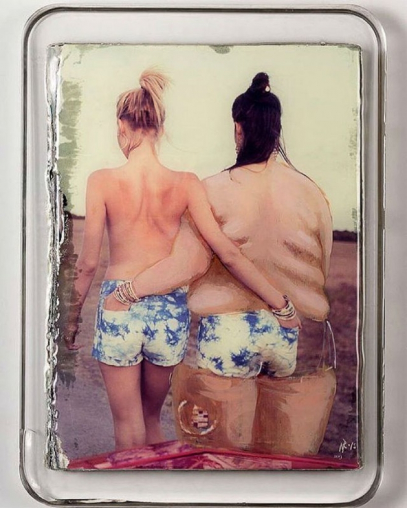 Turkish artist flirts with the unattainable sizes skinny models Turkish artist flirts with the unattainable sizes skinny models