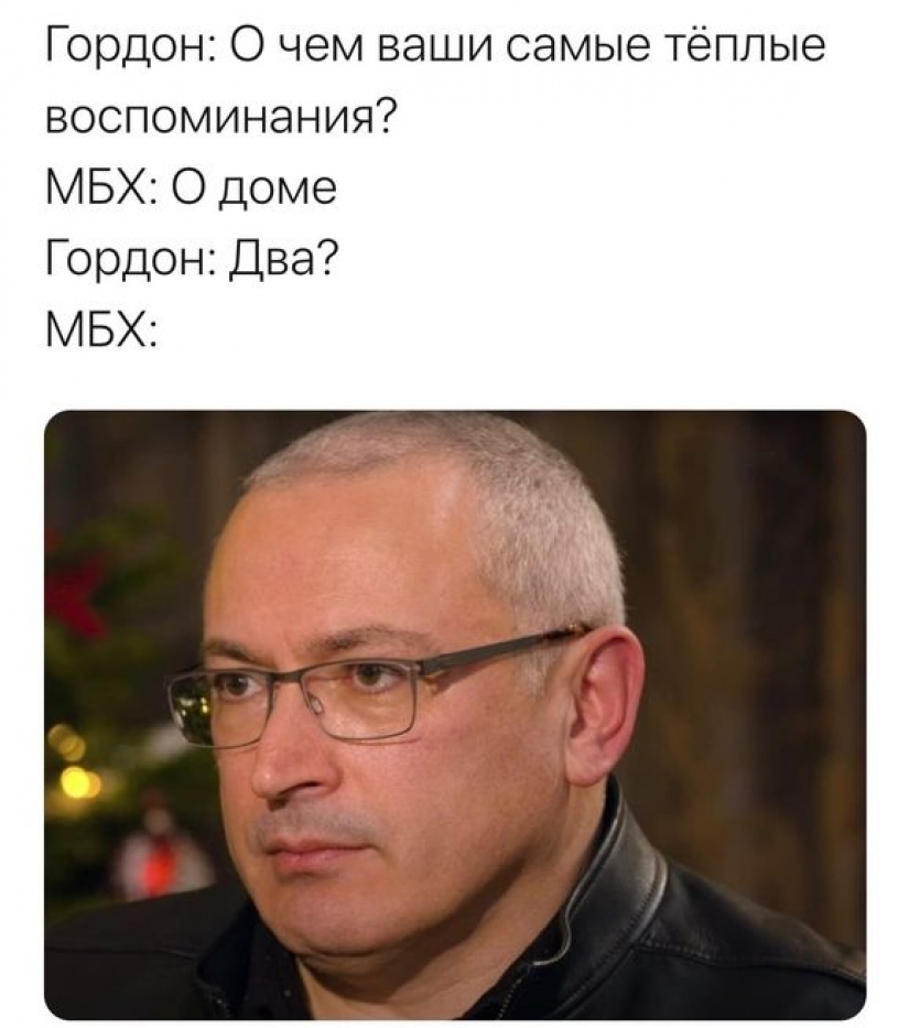 Ukrainian journalist Gordon joked in an interview with Khodorkovsky and created a new meme
