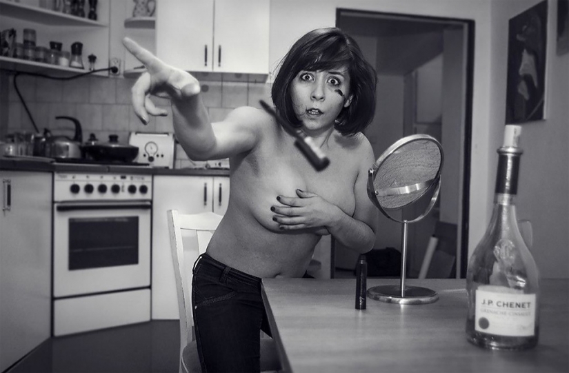 "Una visita inesperada" por el fotógrafo checo