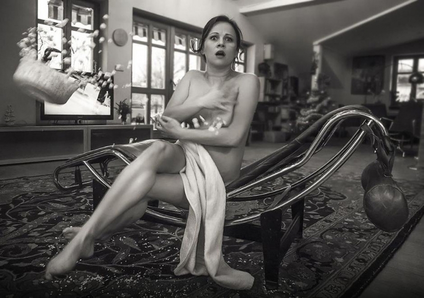 "Una visita inesperada" por el fotógrafo checo