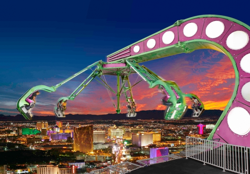 Unusual rides at the observation deck