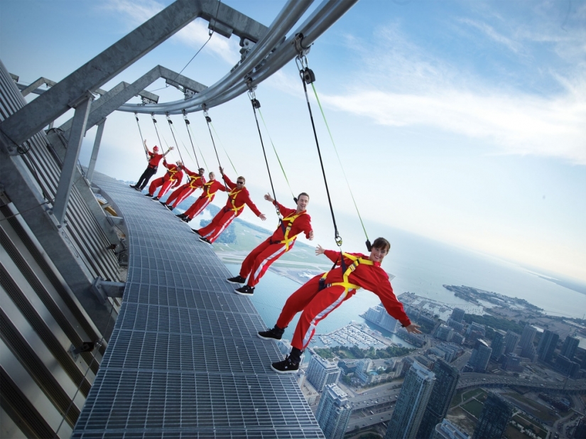 Unusual rides at the observation deck