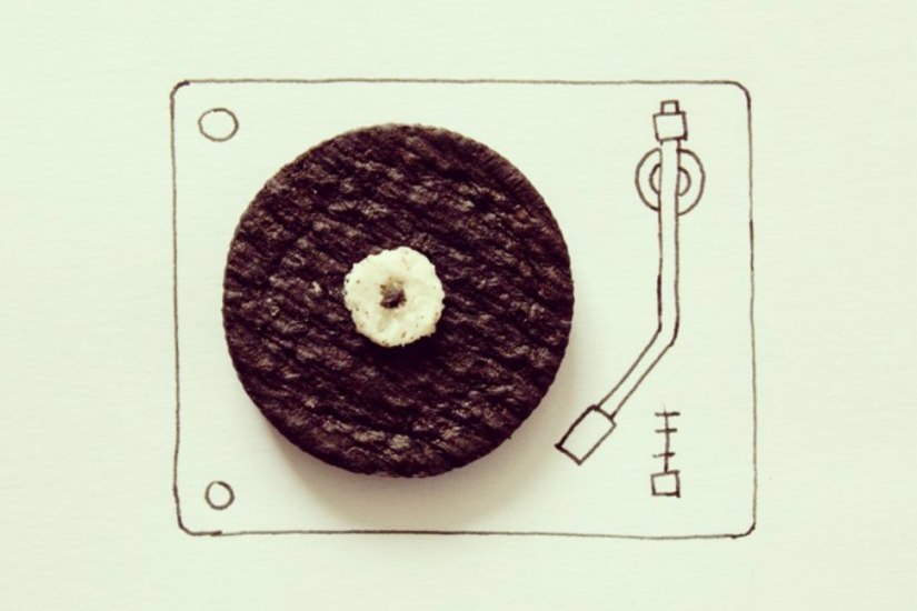 Verdaderas obras de arte, de objetos cotidianos y de los alimentos Verdaderas obras de arte, de objetos cotidianos y de los alimentos