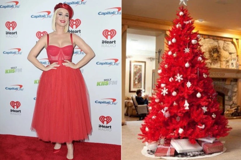 Vestida para la ocasión estrellas como árbol de Navidad: 13 imágenes de moda de las celebridades y los árboles de Navidad en el mismo estilo Vestida para la ocasión estrellas como árbol de Navidad: 13 imágenes de moda de las celebridades y los árboles de Navidad en el mismo estilo